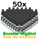 Packung mit 50 Boostern Nicotinsalze Vegetol